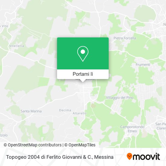 Mappa Topogeo 2004 di Ferlito Giovanni & C.