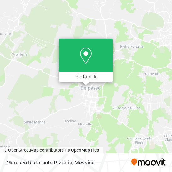 Mappa Marasca Ristorante Pizzeria