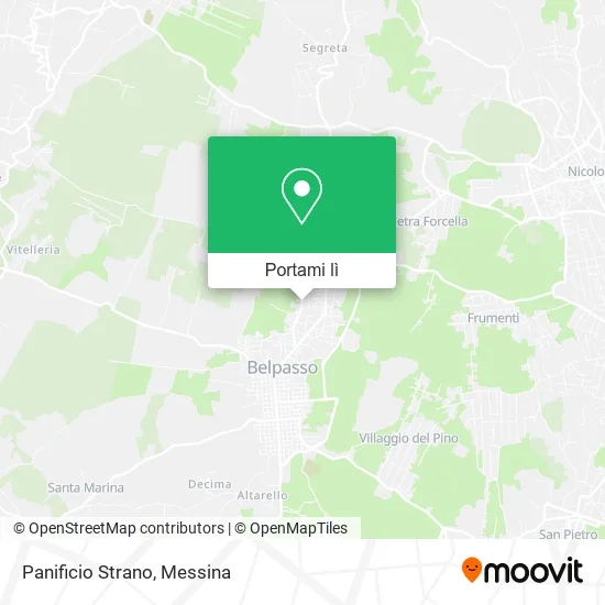 Mappa Panificio Strano