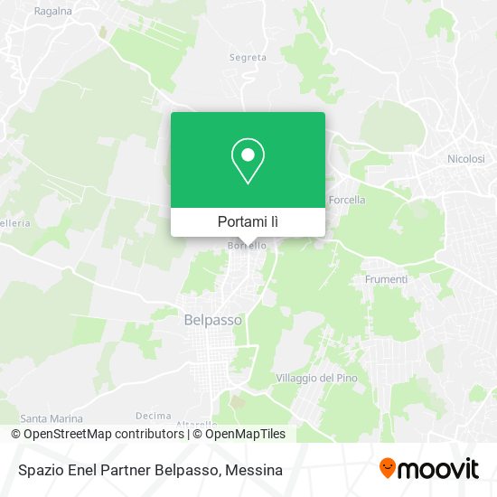 Mappa Spazio Enel Partner Belpasso