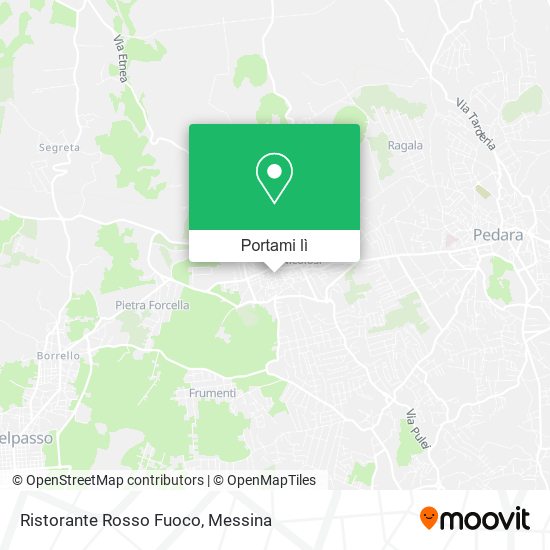 Mappa Ristorante Rosso Fuoco