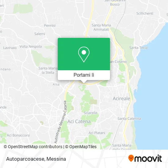 Mappa Autoparcoacese