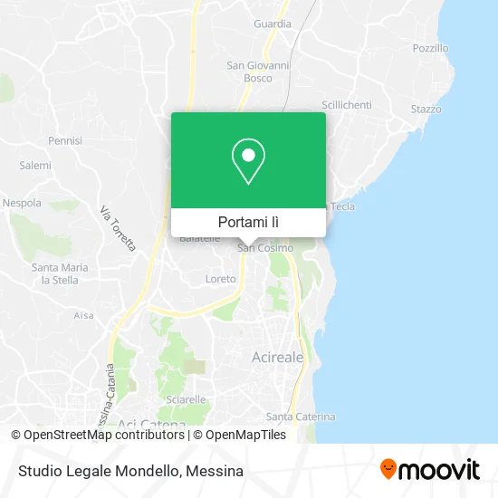 Mappa Studio Legale Mondello