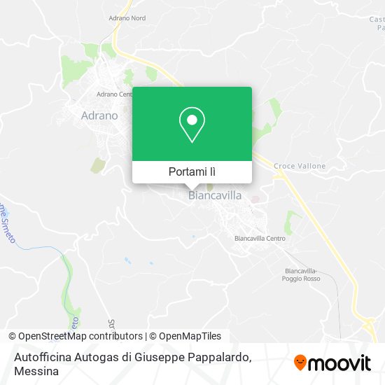 Mappa Autofficina Autogas di Giuseppe Pappalardo