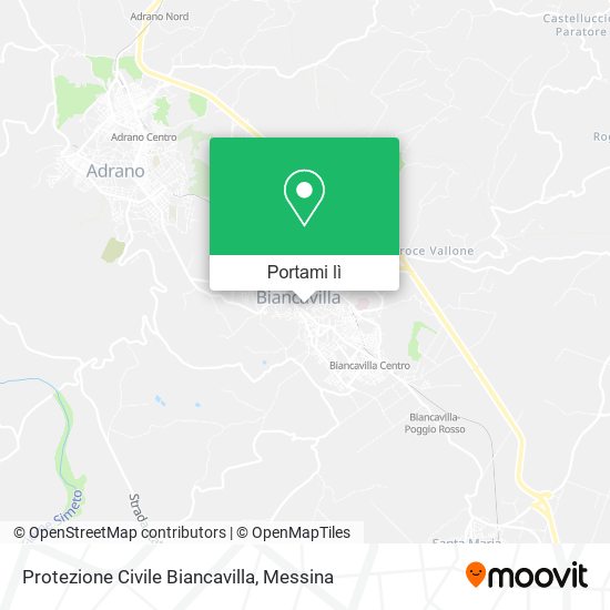 Mappa Protezione Civile Biancavilla