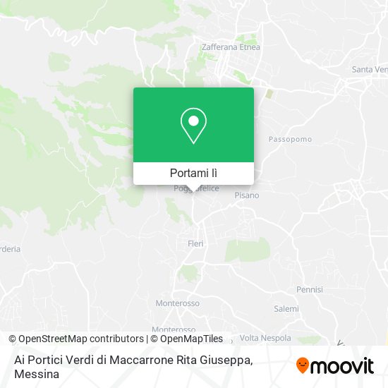 Mappa Ai Portici Verdi di Maccarrone Rita Giuseppa