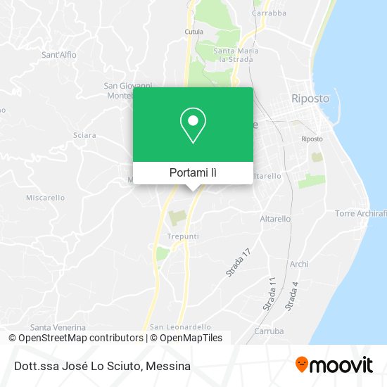 Mappa Dott.ssa José Lo Sciuto