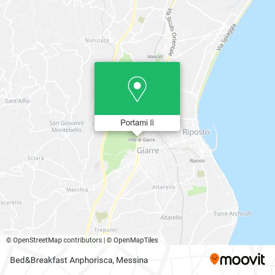 Mappa Bed&Breakfast Anphorisca