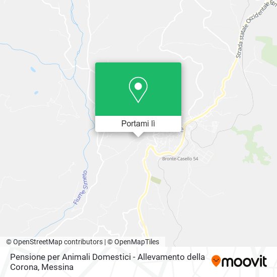 Mappa Pensione per Animali Domestici - Allevamento della Corona