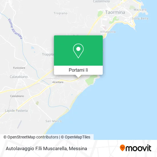 Mappa Autolavaggio F.lli Muscarella