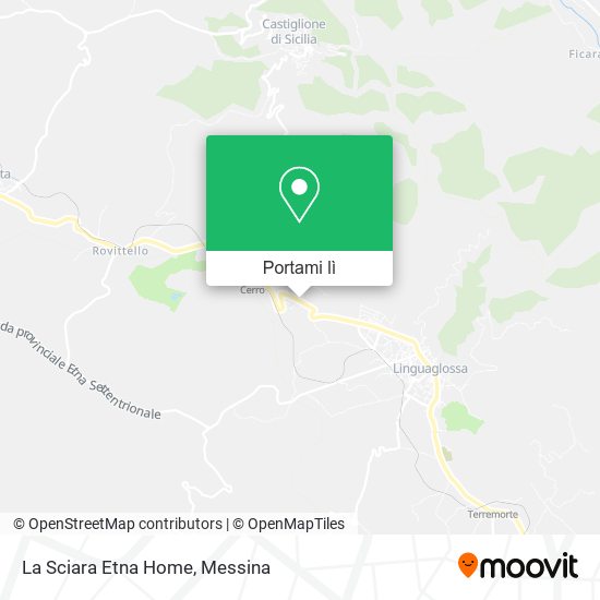 Mappa La Sciara Etna Home