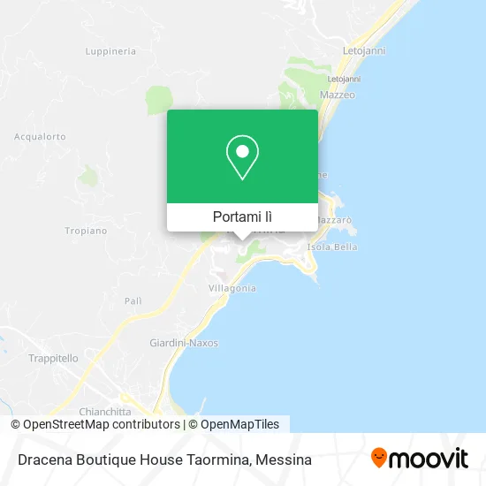 Mappa Dracena Boutique House Taormina