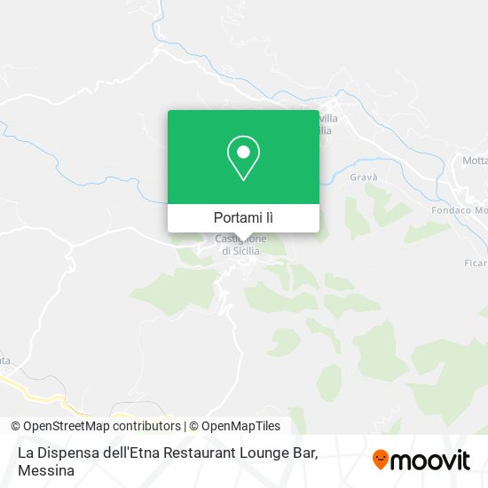 Mappa La Dispensa dell'Etna Restaurant Lounge Bar