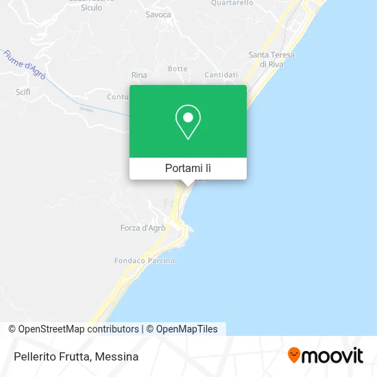 Mappa Pellerito Frutta