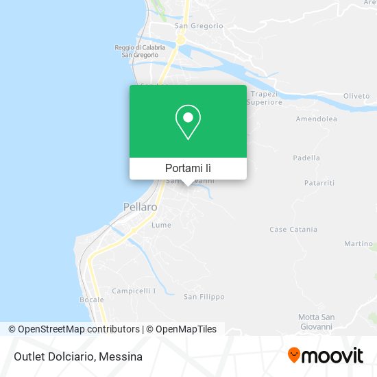 Mappa Outlet Dolciario