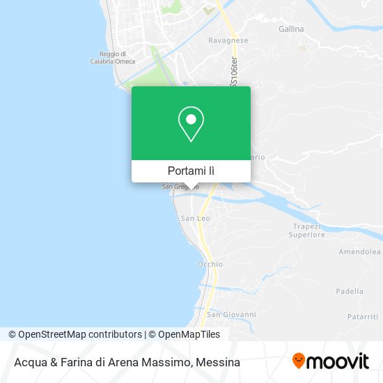 Mappa Acqua & Farina di Arena Massimo