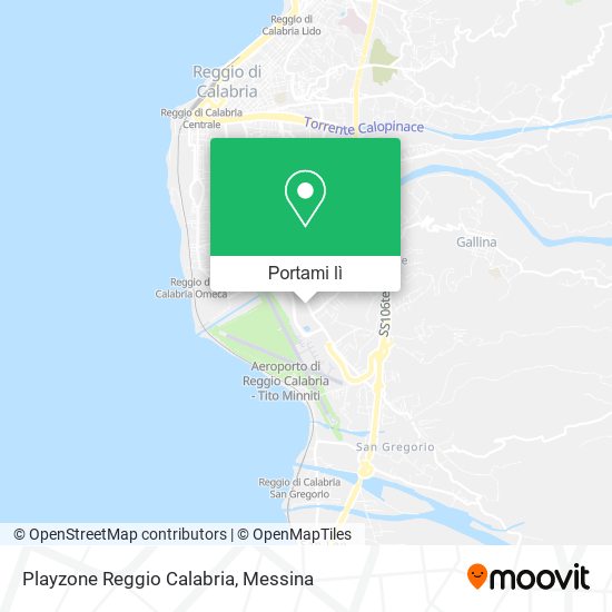 Mappa Playzone Reggio Calabria