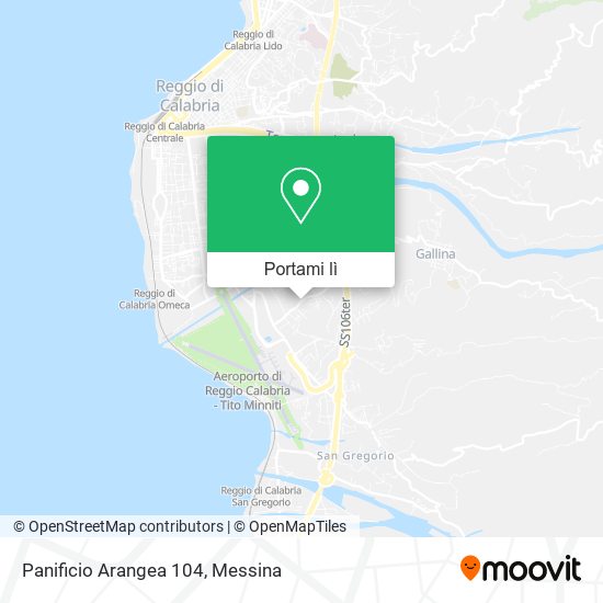 Mappa Panificio Arangea 104