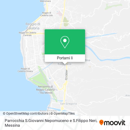 Mappa Parrocchia S.Giovanni Nepomuceno e S.Filippo Neri