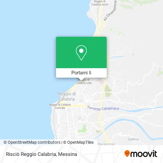 Mappa Risciò Reggio Calabria