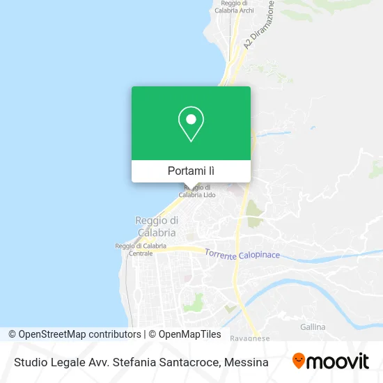 Mappa Studio Legale Avv. Stefania Santacroce