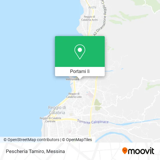 Mappa Pescheria Tamiro