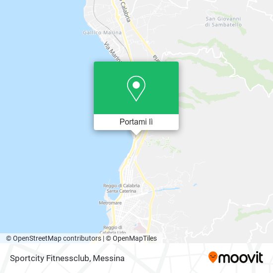 Mappa Sportcity Fitnessclub