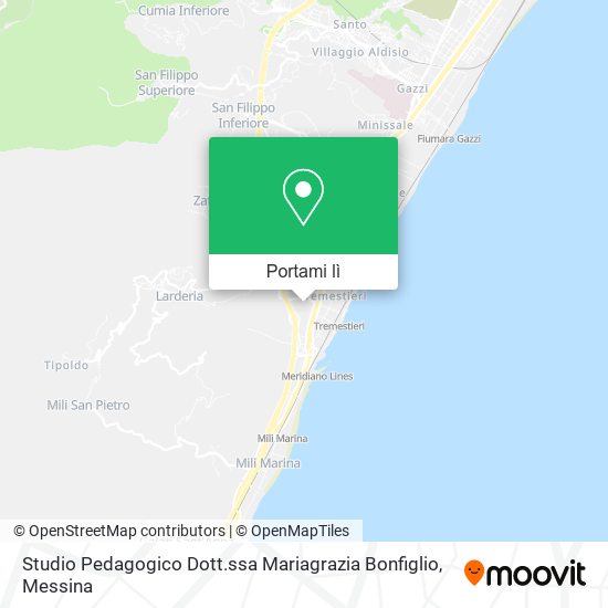 Mappa Studio Pedagogico Dott.ssa Mariagrazia Bonfiglio