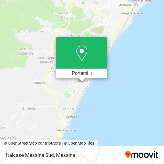 Mappa Italcase Messina Sud