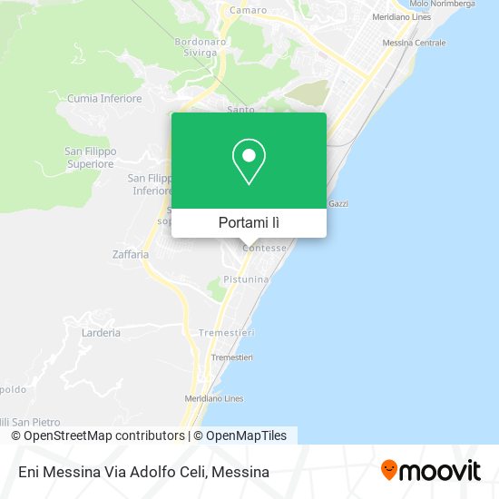 Mappa Eni Messina Via Adolfo Celi