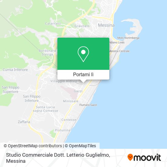 Mappa Studio Commerciale Dott. Letterio Guglielmo