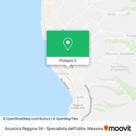 Mappa Acustica Reggina Srl - Specialista dell'Udito
