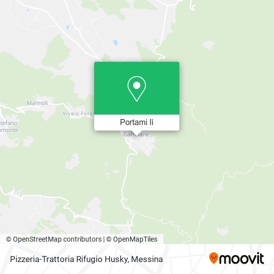 Mappa Pizzeria-Trattoria Rifugio Husky