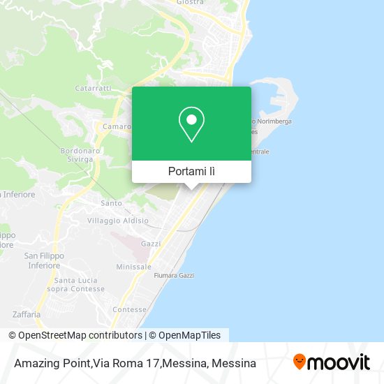 Mappa Amazing Point,Via Roma 17,Messina
