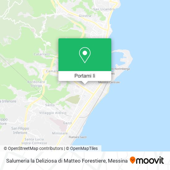 Mappa Salumeria la Deliziosa di Matteo Forestiere