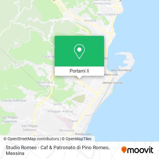 Mappa Studio Romeo - Caf & Patronato di Pino Romeo