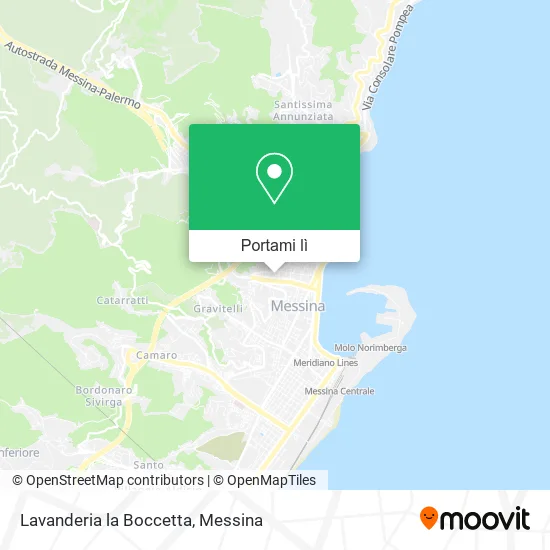 Mappa Lavanderia la Boccetta