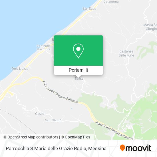 Mappa Parrocchia S.Maria delle Grazie Rodia