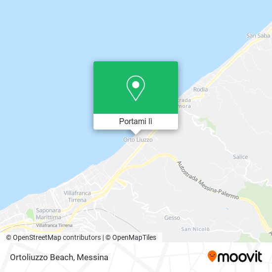 Mappa Ortoliuzzo Beach