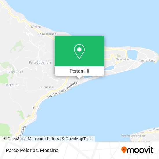 Mappa Parco Pelorias