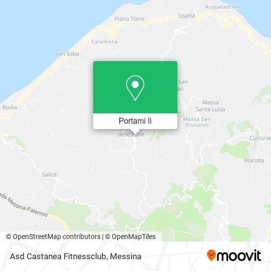 Mappa Asd Castanea Fitnessclub