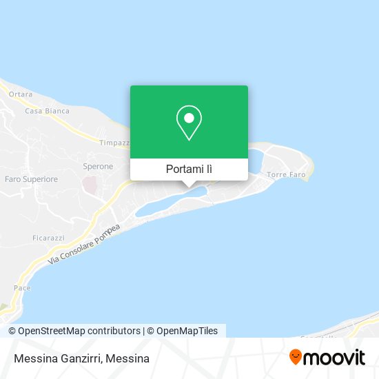 Mappa Messina Ganzirri