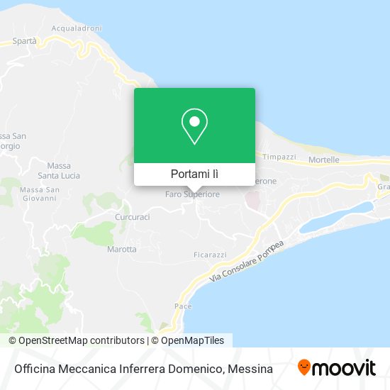 Mappa Officina Meccanica Inferrera Domenico