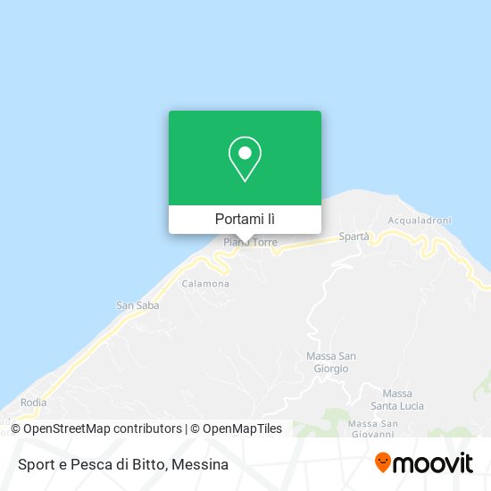 Mappa Sport e Pesca di Bitto