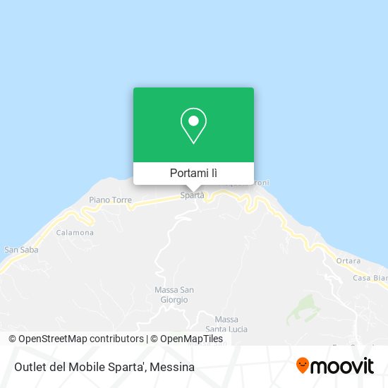 Mappa Outlet del Mobile Sparta'