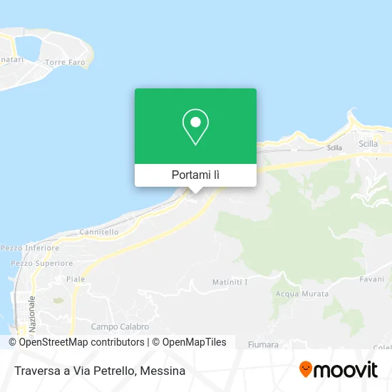 Mappa Traversa a Via Petrello