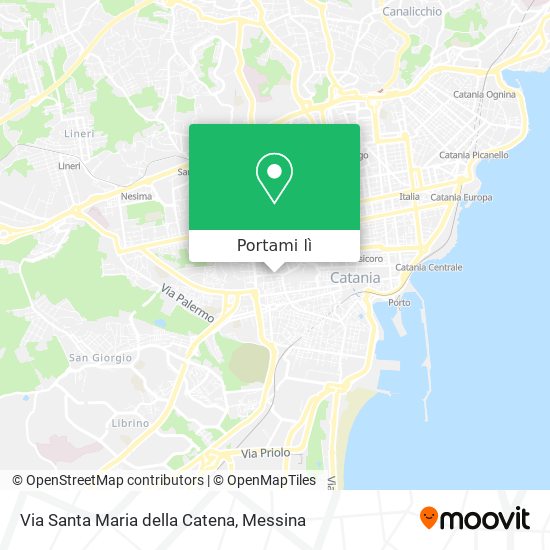 Mappa Via Santa Maria della Catena