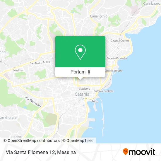 Mappa Via Santa Filomena  12