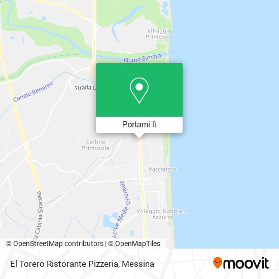 Mappa El Torero Ristorante Pizzeria