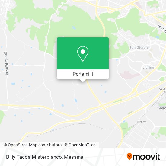 Mappa Billy Tacos Misterbianco